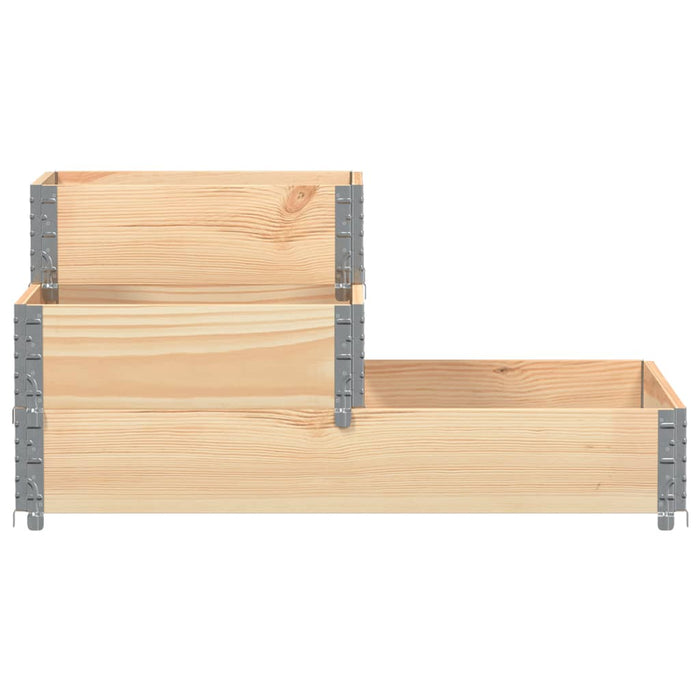 Strat înălțat cu 3 niveluri, 120x80 cm, lemn masiv de pin - WALTI WALTI