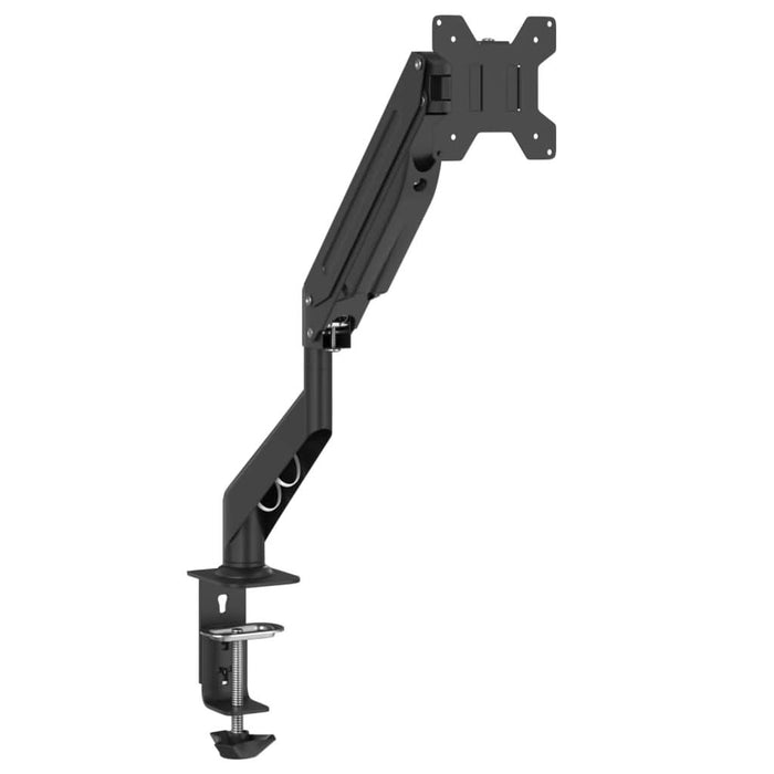 Braț unic de monitor ecran de max 27 inci cu arc de gaz 10 kg - WALTI WALTI
