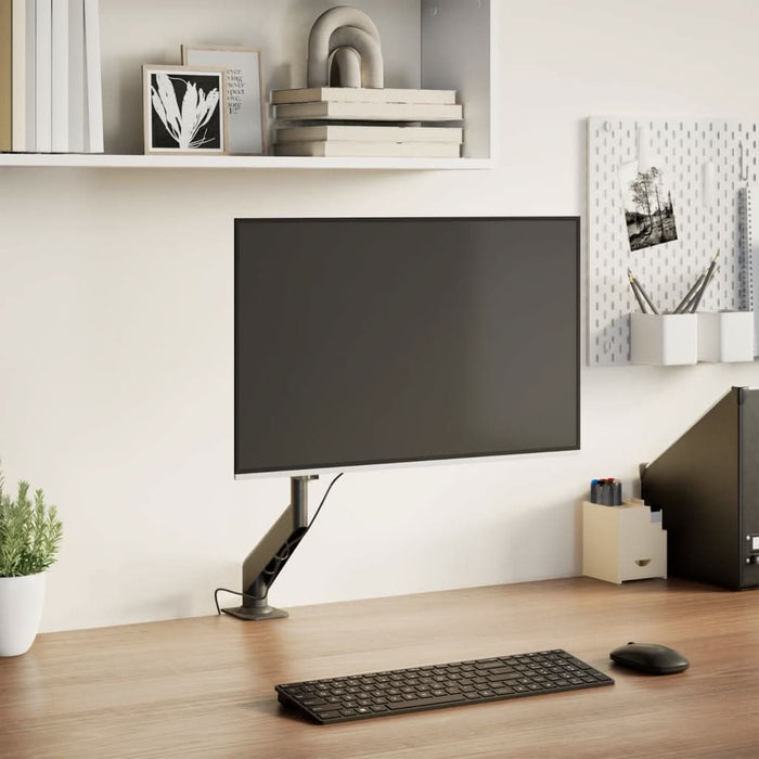 Braț unic de monitor ecran de max 27 inci cu arc de gaz 10 kg - WALTI WALTI