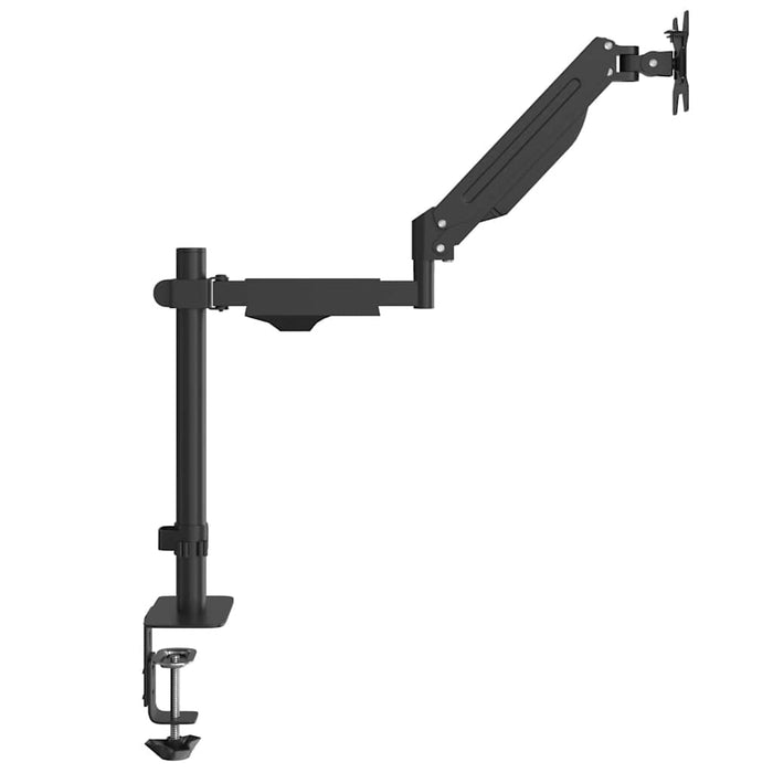 Braț unic de monitor ecran de max 27 inci arc cu gaz 10 kg - WALTI WALTI