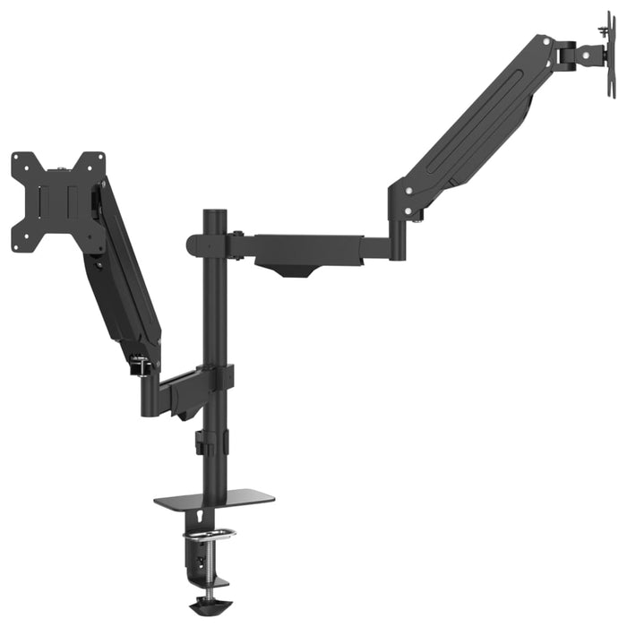 Braț monitor dublu pentru ecran max. 27 inch VESA 75/100mm 20kg - WALTI WALTI