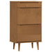 Pantofar "MOLDE", maro, 59,5x35x103 cm, lemn masiv de pin - WALTI WALTI