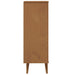 Pantofar "MOLDE", maro, 59,5x35x103 cm, lemn masiv de pin - WALTI WALTI