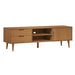 Dulap TV „MOLDE” maro, 158x40x49 cm, lemn masiv de pin - WALTI WALTI