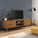 Dulap TV „MOLDE” maro, 158x40x49 cm, lemn masiv de pin - WALTI WALTI