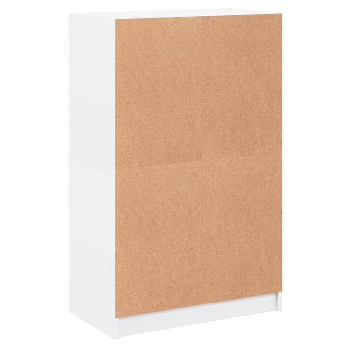 Dulapuri înalte cu uși, alb, 68x37x109 cm, lemn prelucrat - WALTI WALTI
