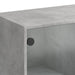 Dulap înalt cu uși, gri beton, 68x37x142 cm, lemn compozit - WALTI WALTI