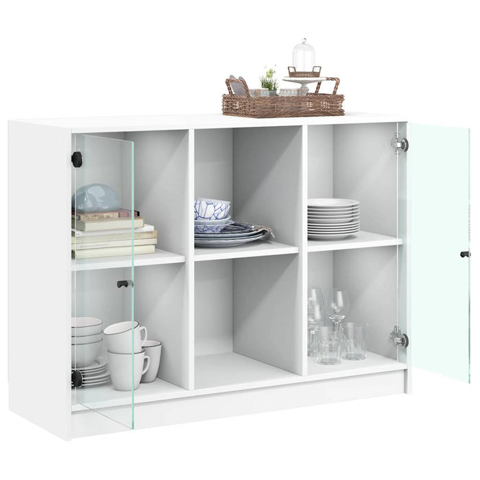 Dulap, alb, 102x37x75,5 cm, lemn prelucrat WALTI