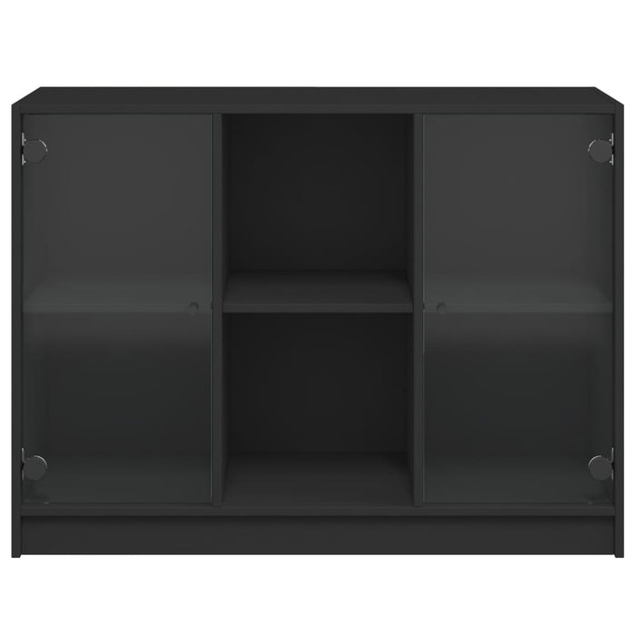 Servantă, negru, 102x37x75,5 cm, lemn prelucrat - WALTI WALTI