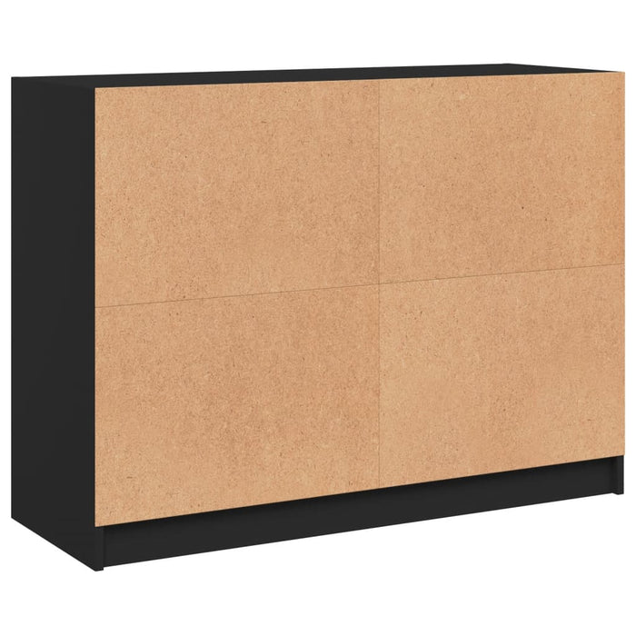Servantă, negru, 102x37x75,5 cm, lemn prelucrat - WALTI WALTI