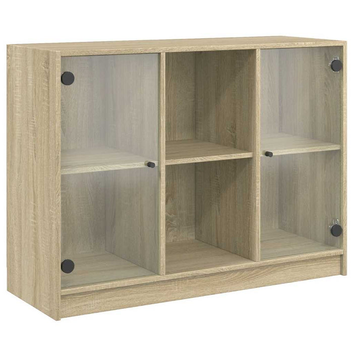 Servantă, stejar sonoma, 102x37x75,5 cm, lemn prelucrat - WALTI WALTI