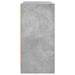 Dulap, gri beton, 102x37x75,5 cm, lemn prelucrat - WALTI WALTI