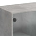 Dulap, gri beton, 102x37x75,5 cm, lemn prelucrat - WALTI WALTI