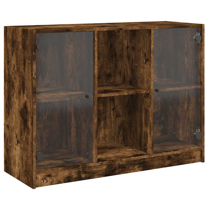 Servantă, stejar fumuriu, 102x37x75,5 cm, lemn compozit - WALTI WALTI