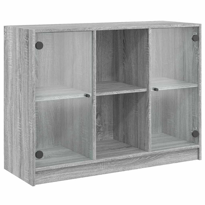Servantă, gri sonoma, 102x37x75,5 cm, lemn prelucrat - WALTI WALTI