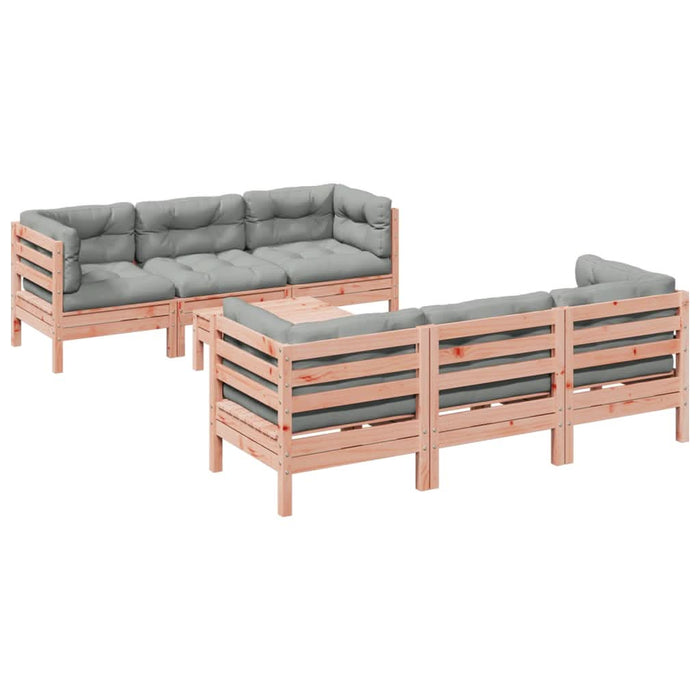 Set canapele grădină cu perne, 7 piese, lemn masiv brad douglas - WALTI WALTI