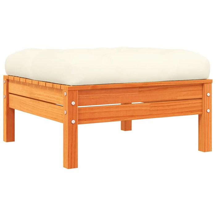 Set mobilier de grădină cu perne, 5 piese, lemn masiv de pin - WALTI WALTI