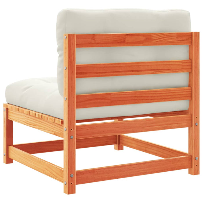 Set mobilier de grădină cu perne, 9 piese, lemn masiv de pin - WALTI WALTI