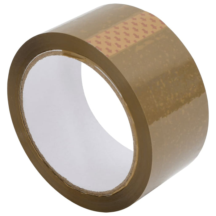 Bandă adezivă de ambalare, 12 buc., maro, 48 mm x 66 m WALTI