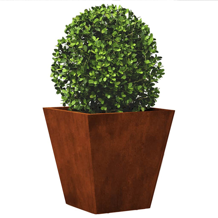 Jardinier de grădină 30x30x30 cm Oțel rezistent la intemperii WALTI