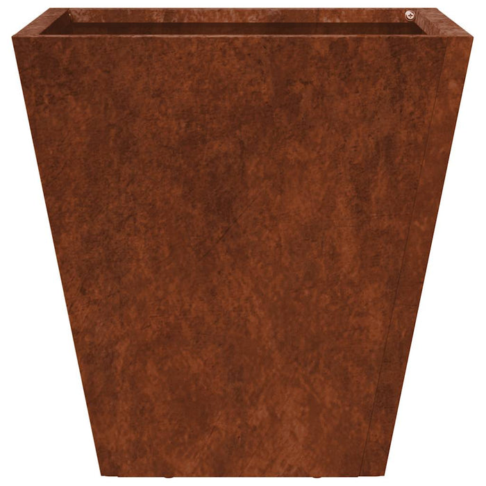 Jardiniere de grădină 2 buc 30x30x30 cm Oțel pentru intemperii - WALTI WALTI