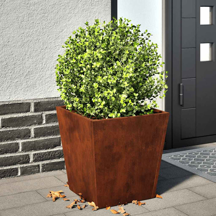 Jardinier de grădină 40x40x40 cm Oțel pentru intemperii - WALTI WALTI