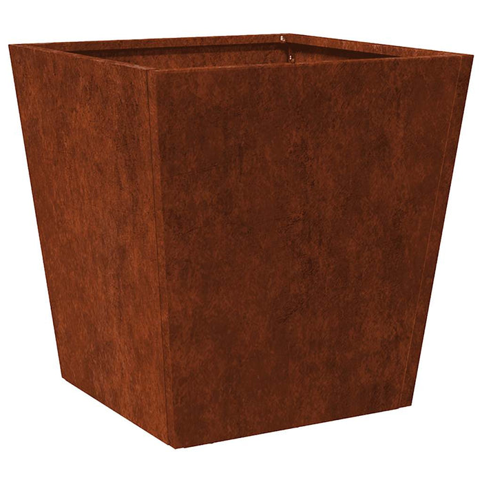 Jardiniere de grădină 2 buc 40x40x40 cm Oțel pentru intemperii WALTI