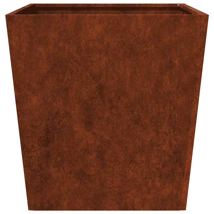 Jardinier de grădină 50x50x50 cm Oțel pentru intemperii WALTI