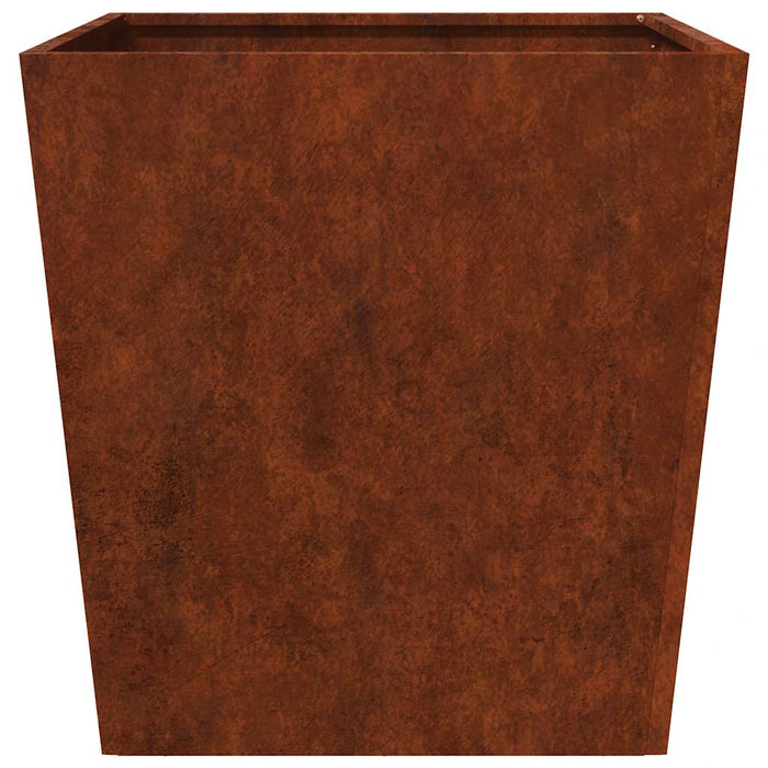 Jardinier de grădină 50x50x50 cm Oțel pentru intemperii WALTI