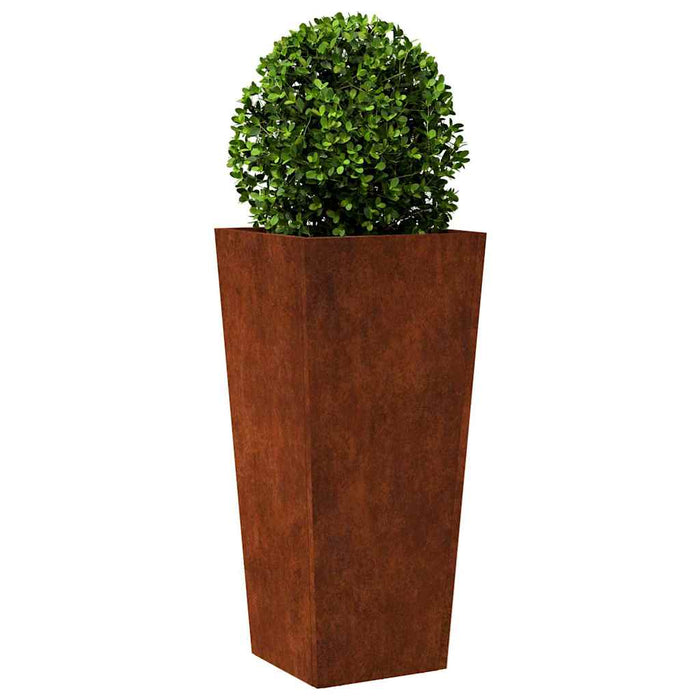 Jardinier de grădină 35x35x75 cm Oțel rezistent la intemperii - WALTI WALTI