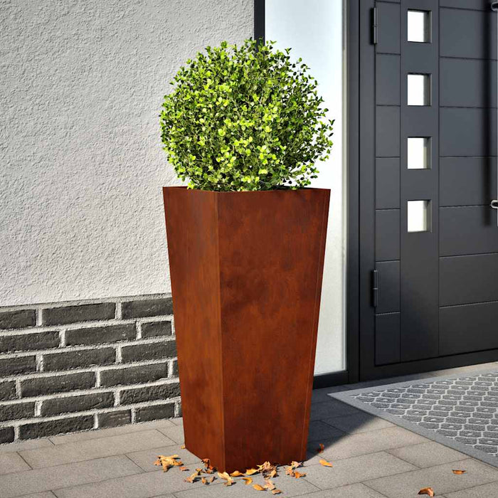 Jardinier de grădină 35x35x75 cm Oțel rezistent la intemperii - WALTI WALTI