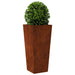 Jardiniere de grădină 2 buc 35x35x75 cm Oțel pentru intemperii - WALTI WALTI