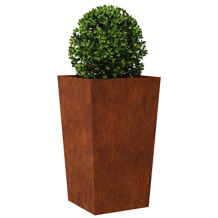 Jardinier de grădină 45x45x75 cm Oțel pentru intemperii - WALTI WALTI