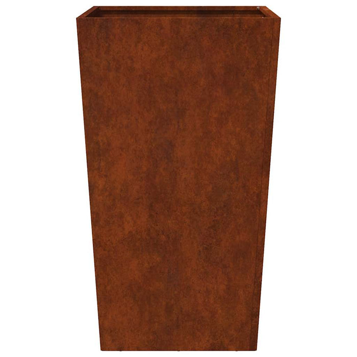 Jardiniere de grădină 2 buc 45x45x75 cm Oțel pentru intemperii WALTI