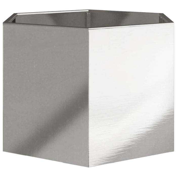 Jardinieră de grădină 69x60x45 cm oțel inoxidabil hexagonal - WALTI WALTI