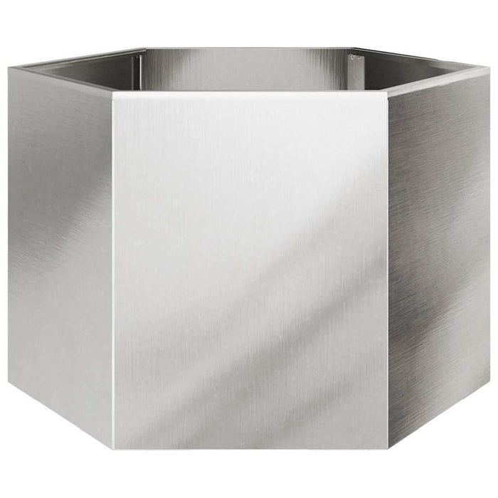 Jardinieră de grădină 69x60x45 cm oțel inoxidabil hexagonal - WALTI WALTI