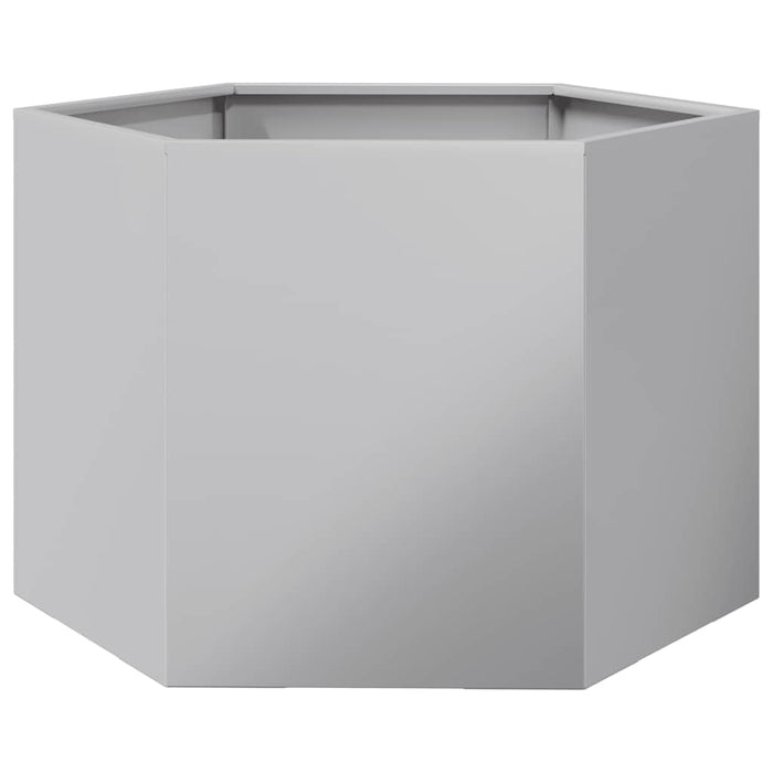 Jardinieră de grădină 69x60x45 cm oțel galvanizat hexagonal - WALTI WALTI