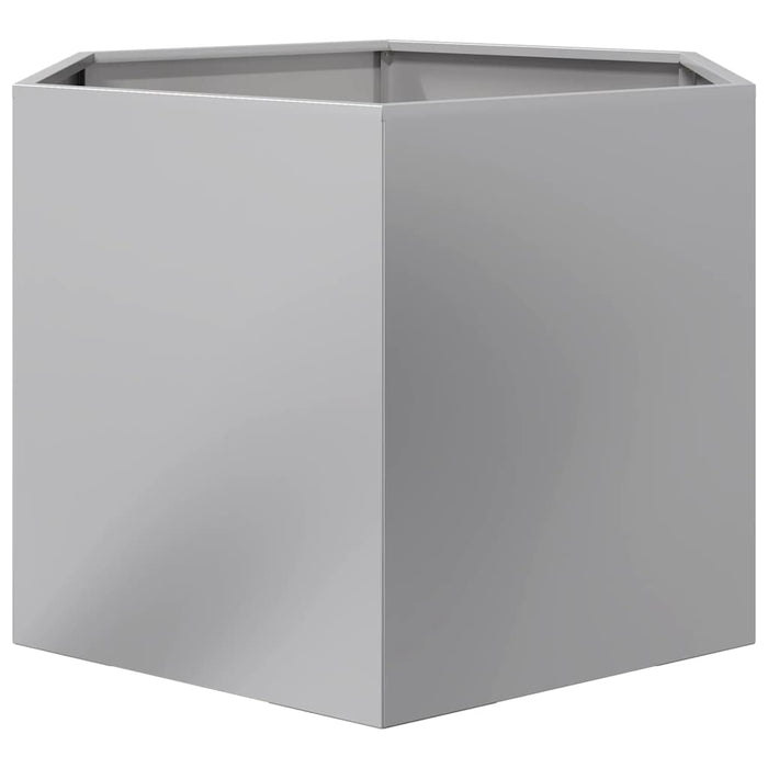 Jardinieră de grădină 69x60x45 cm oțel galvanizat hexagonal - WALTI WALTI