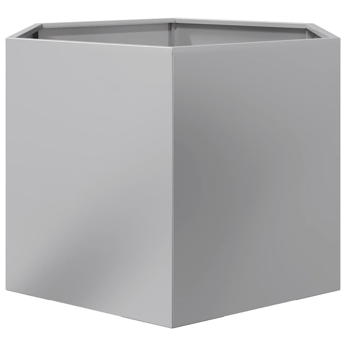 Jardinieră de grădină 69x60x45 cm oțel galvanizat hexagonal - WALTI WALTI