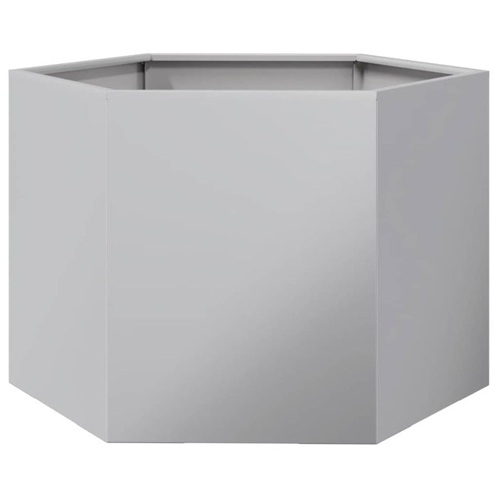 Jardinieră de grădină 69x60x45 cm oțel galvanizat hexagonal - WALTI WALTI