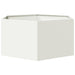 Jardinieră de grădină alb 104x90x45 cm oțel hexagonal - WALTI WALTI
