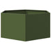 Jardinieră grădină verde măsliniu 104x90x45 cm oțel hexagonal - WALTI WALTI