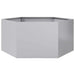 Jardinieră de grădină 104x90x45 cm oțel galvanizat hexagonal - WALTI WALTI