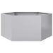 Jardinieră de grădină 104x90x45 cm oțel galvanizat hexagonal - WALTI WALTI
