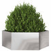 Jardinieră de grădină 138x120x45 cm oțel inoxidabil hexagonal - WALTI WALTI