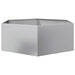 Jardinieră de grădină 138x120x45 cm oțel galvanizat hexagonal - WALTI WALTI