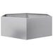 Jardinieră de grădină 138x120x45 cm oțel galvanizat hexagonal - WALTI WALTI