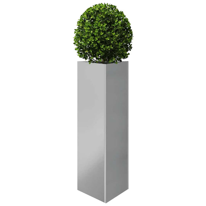 Jardiniere grădină, 2 buc. 30x26x75 cm oțel galvanizat triunghi - WALTI WALTI