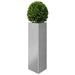 Jardiniere grădină, 2 buc. 30x26x75 cm oțel galvanizat triunghi - WALTI WALTI