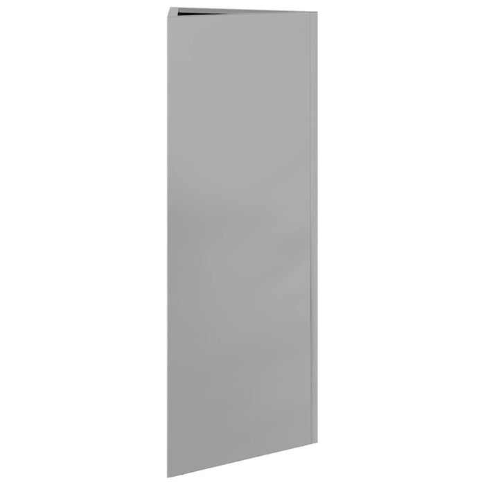Jardiniere grădină, 2 buc. 30x26x75 cm oțel galvanizat triunghi - WALTI WALTI
